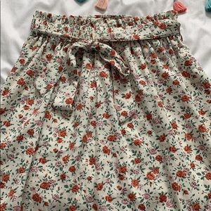 Floral skirt